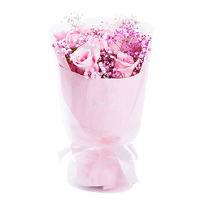 鲜花/公主醉: 9枝精品戴安娜粉玫瑰（如遇缺货时期，可用粉玫瑰