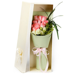 鲜花/比翼双飞: 11枝粉色玫瑰
 [包 装]：高档礼盒包装，