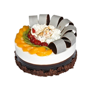 蛋糕/虎虎生威:巧克力片和水果的搭配，唤醒味蕾
祝 愿:虎虎生威，