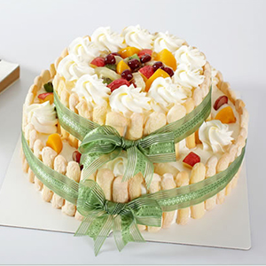 蛋糕/快乐城堡:鲜奶鸡蛋原料+手指饼干围边+新鲜水果铺面
祝 愿: